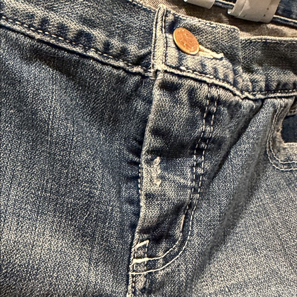 Cruel Girl Dark Wash Straight Leg Jeans 13 XLong - Picture 5 of 6